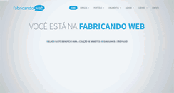 Desktop Screenshot of fabricandoweb.com.br